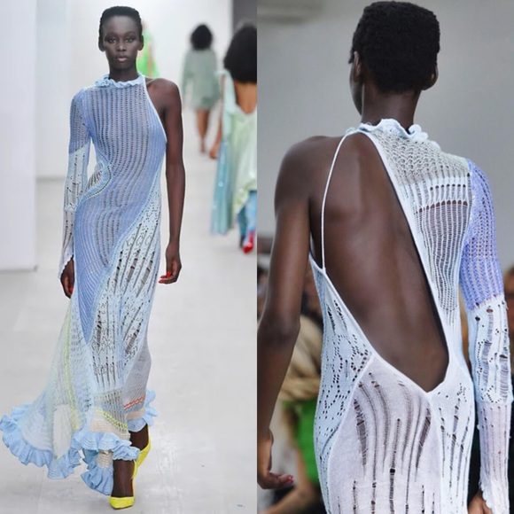 SOLD Roberta Einer MERMAID knit dress size small NEW! New with tags! - Picture 2 of 13